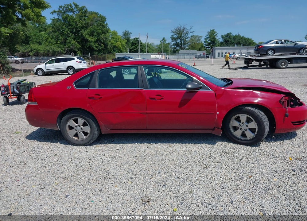 2008 CHEVROLET IMPALA LT VIN: 2G1WT58K881308322