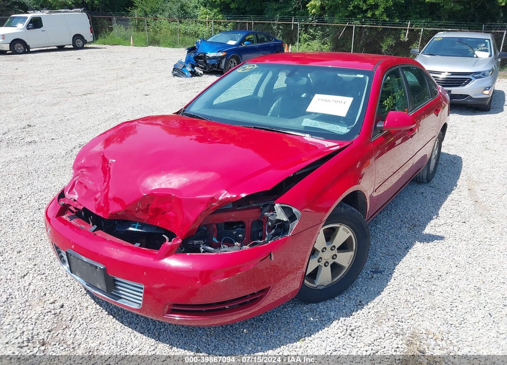 2008 CHEVROLET IMPALA LT VIN: 2G1WT58K881308322