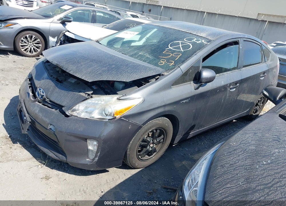 2015 TOYOTA PRIUS TWO VIN: JTDKN3DU1F0452458