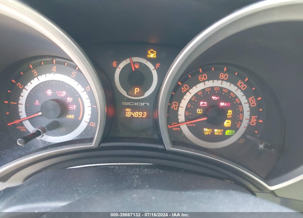 2013 SCION TC VIN: JTKJF5C71D3064103