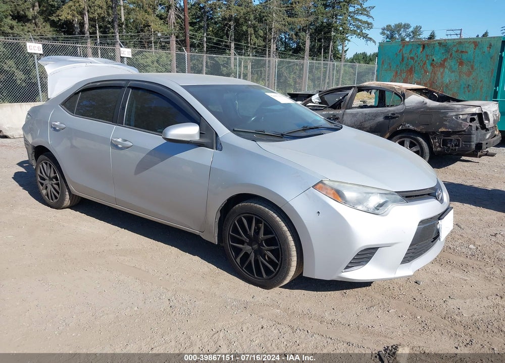 2016 TOYOTA COROLLA LE VIN: 2T1BURHE5GC624572