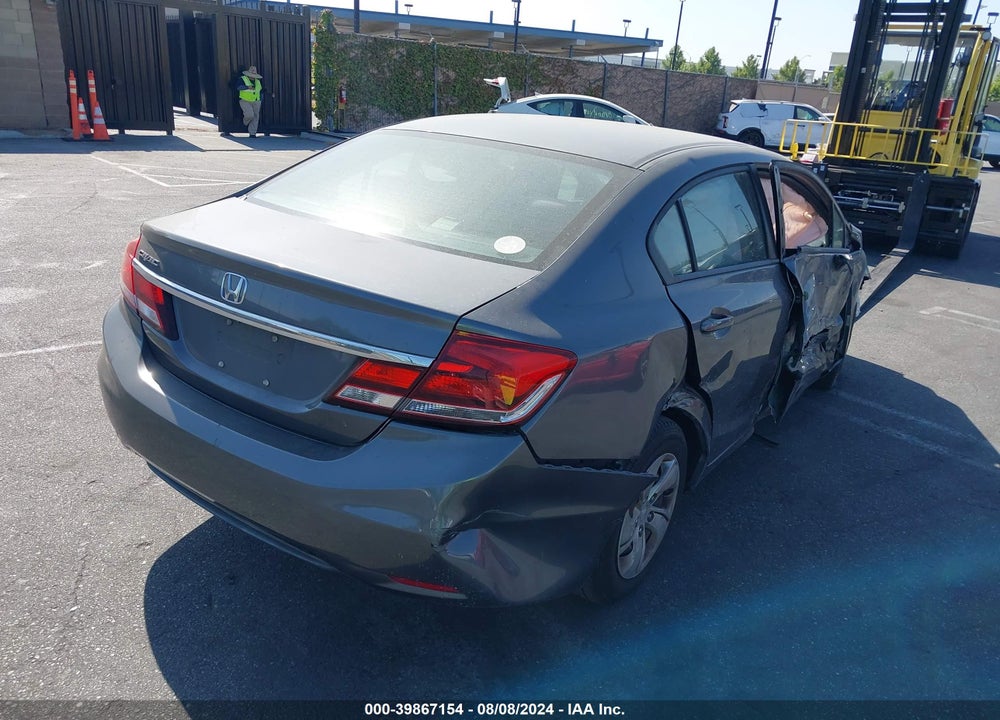 2013 HONDA CIVIC LX VIN: 19XFB2F52DE268032