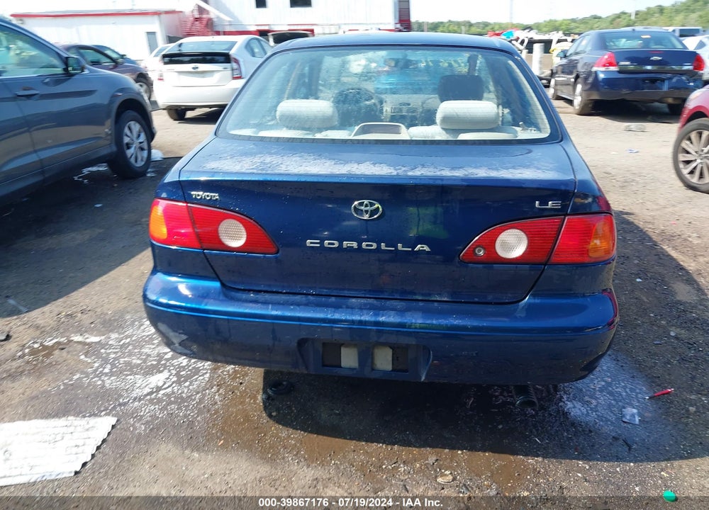 2001 TOYOTA COROLLA LE VIN: 2T1BR12EX1C472730