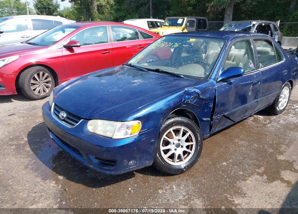 2001 TOYOTA COROLLA LE VIN: 2T1BR12EX1C472730