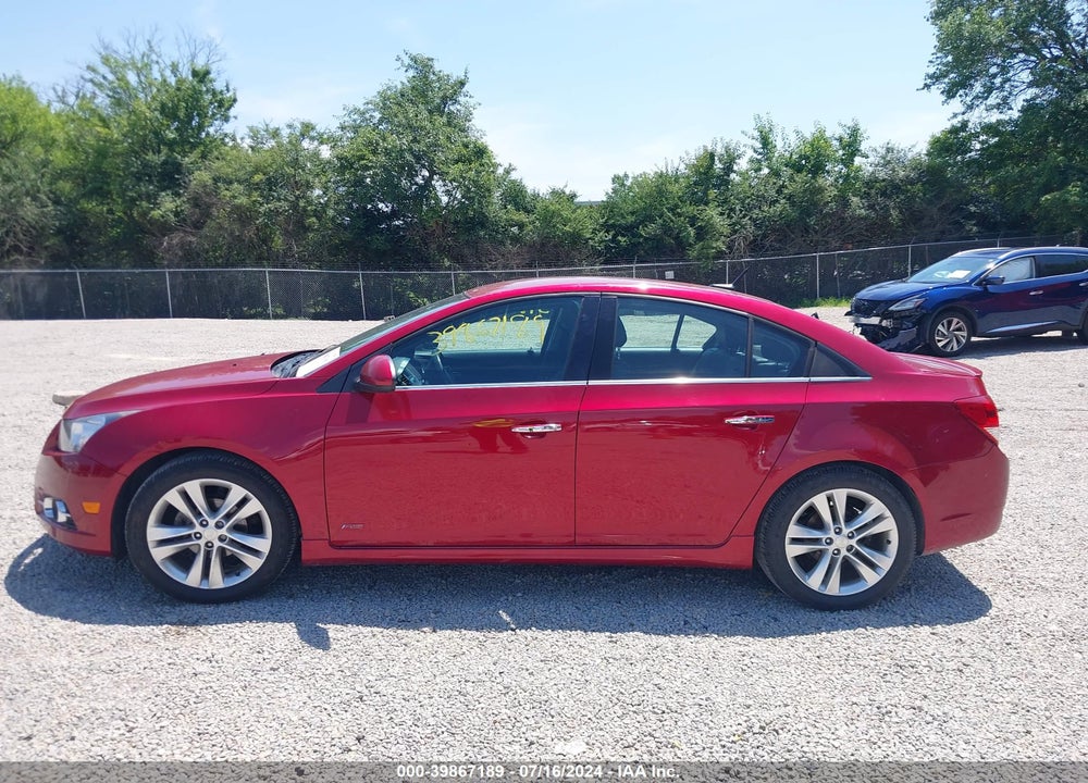 2014 CHEVROLET CRUZE LTZ VIN: 1G1PG5SB9E7307339