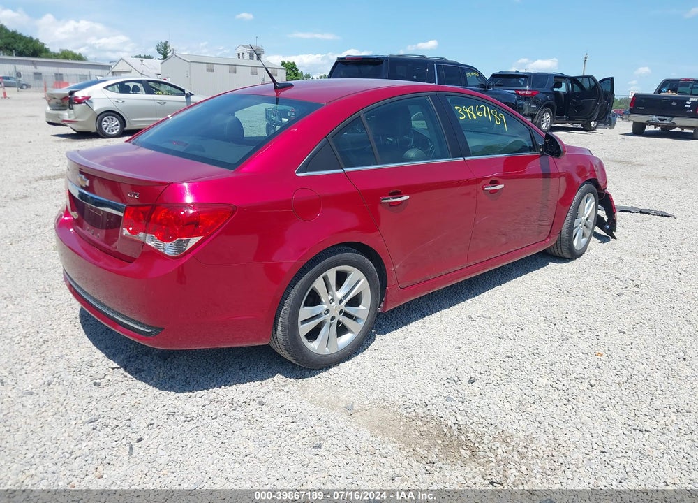2014 CHEVROLET CRUZE LTZ VIN: 1G1PG5SB9E7307339