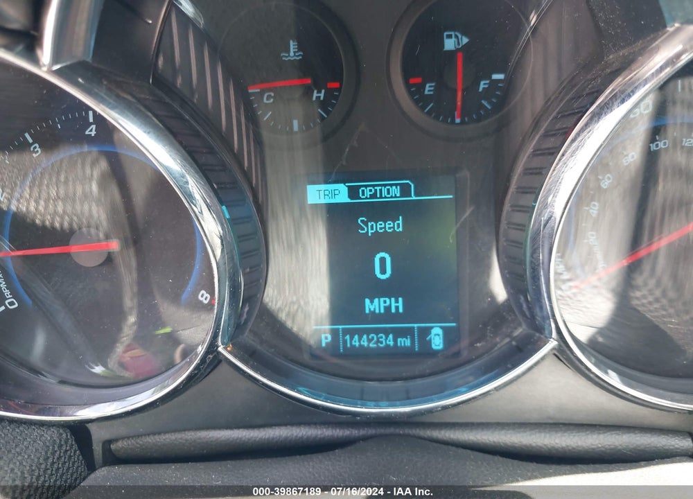 2014 CHEVROLET CRUZE LTZ VIN: 1G1PG5SB9E7307339