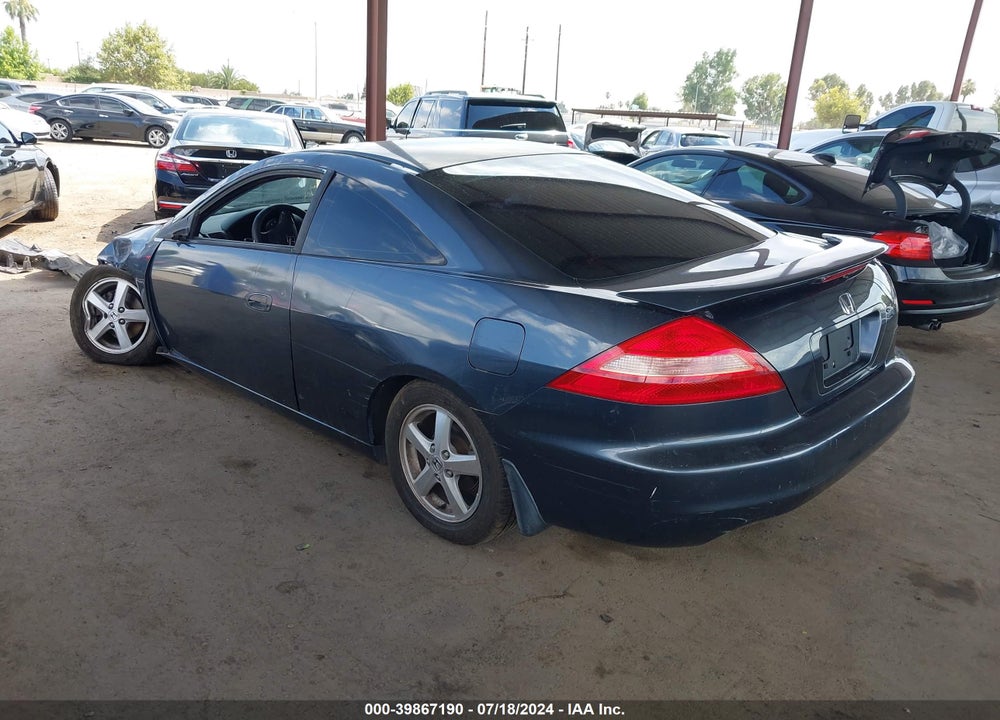 2003 HONDA ACCORD 2.4 EX VIN: 1HGCM72753A027778