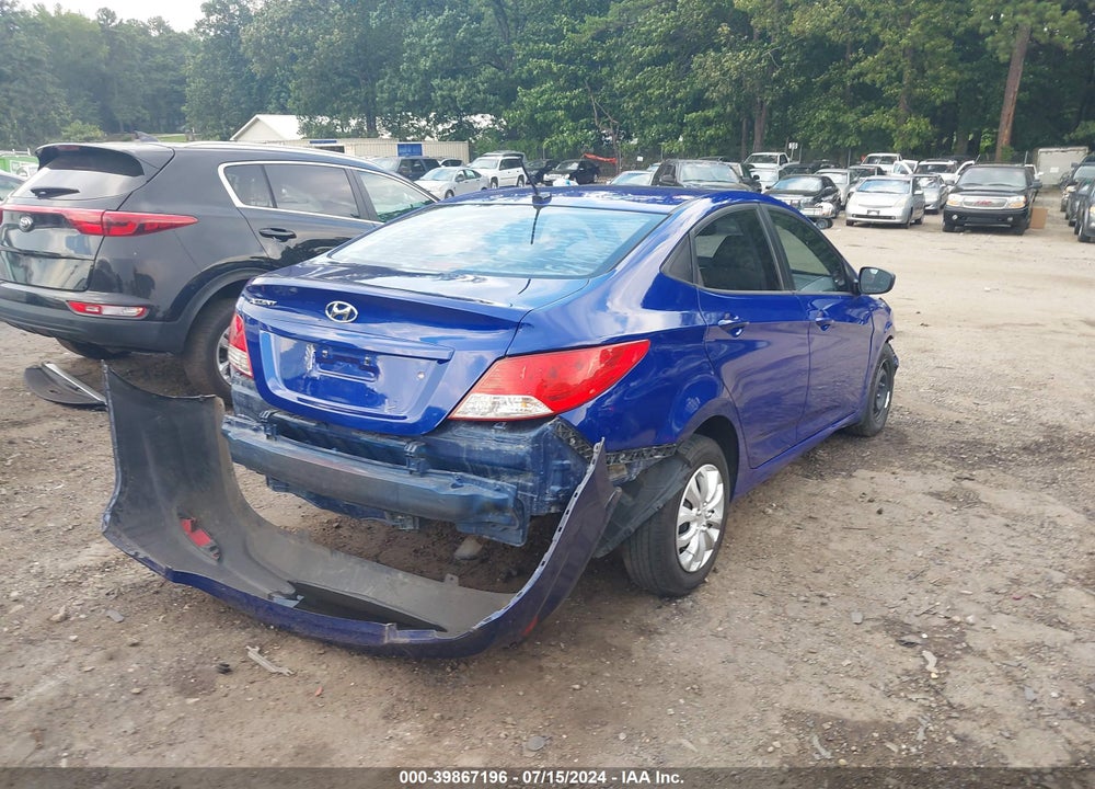 2012 HYUNDAI ACCENT GLS VIN: KMHCT4AEXCU188038