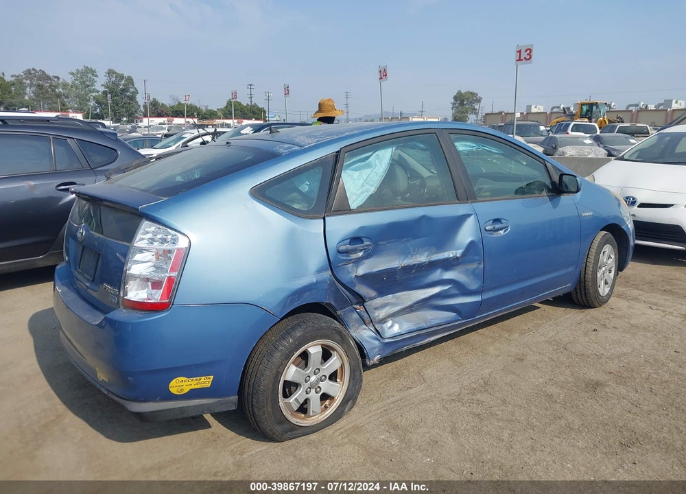 2006 TOYOTA PRIUS VIN: JTDKB20U363151262