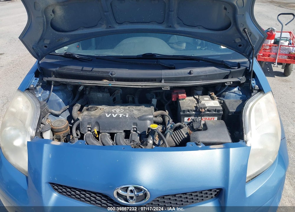 2010 TOYOTA YARIS VIN: JTDKT4K36A5320443
