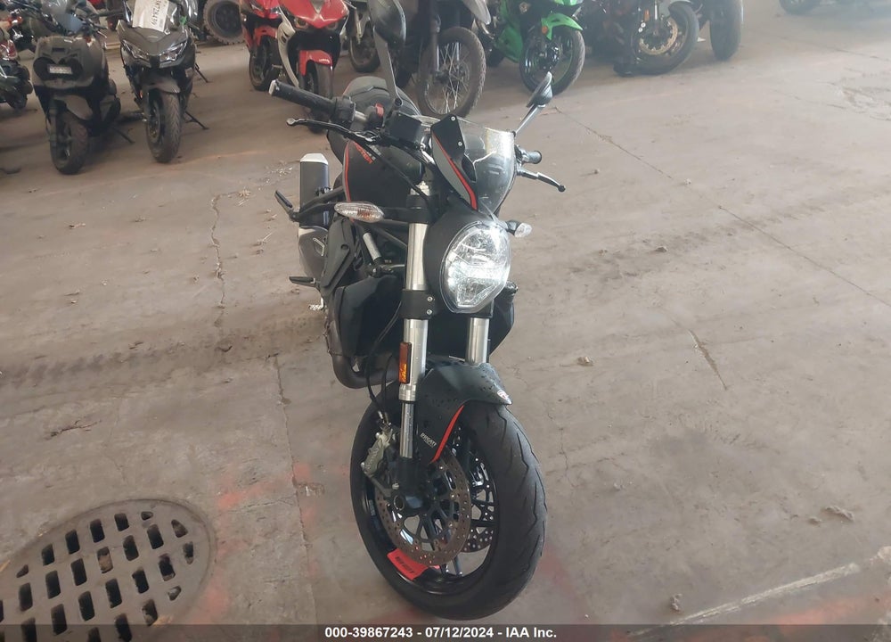 2020 DUCATI MONSTER 821 VIN: ZDMMACLS9LB008026