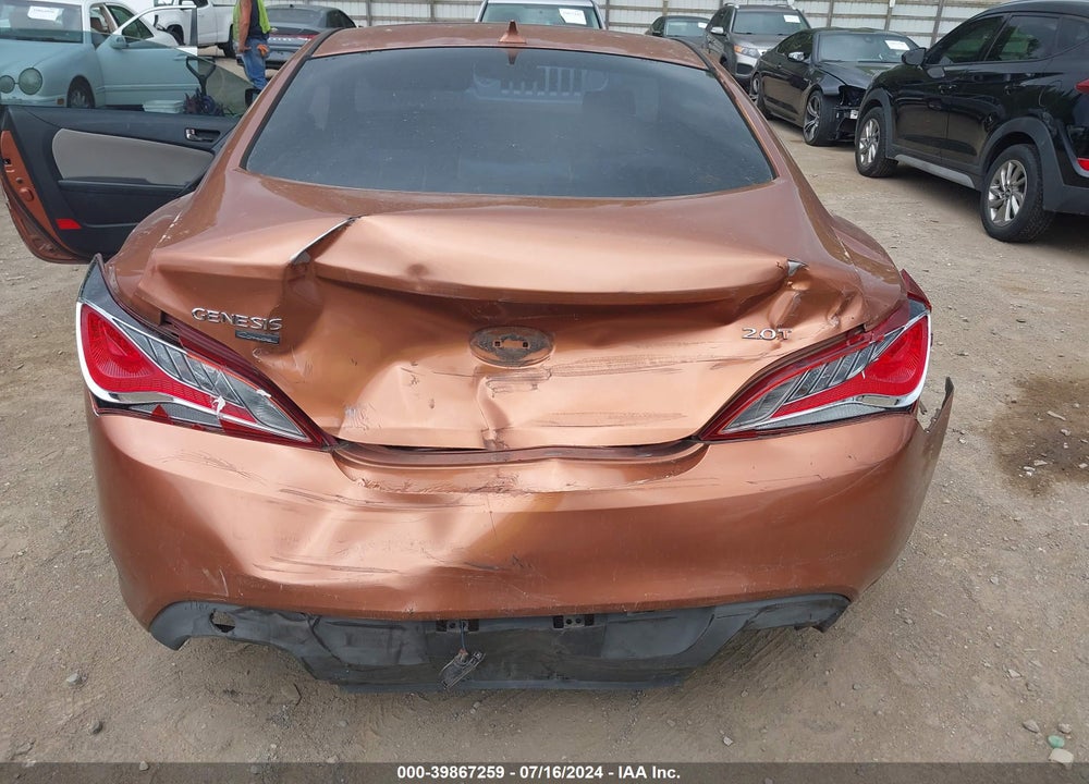 2013 HYUNDAI GENESIS 2.0T PREMIUM VIN: KMHHT6KD1DU083882