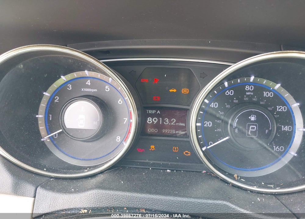 2012 HYUNDAI SONATA GLS VIN: 5NPEB4AC6CH486241