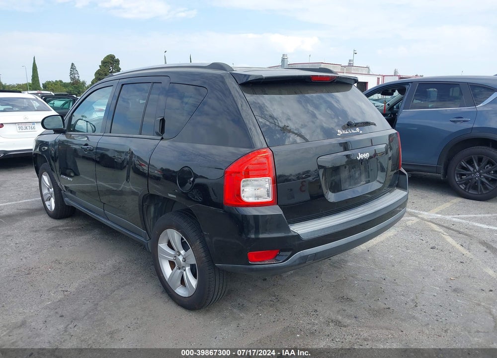 2012 JEEP COMPASS SPORT VIN: 1C4NJCBBXCD557563