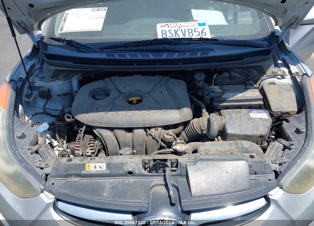 2013 HYUNDAI ELANTRA GLS VIN: KMHDH4AE1DU763683