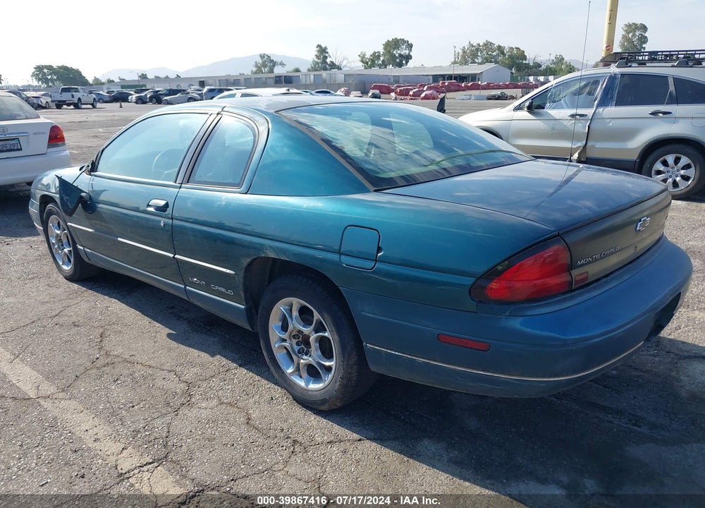1997 CHEVROLET MONTE CARLO LS VIN: 2G1WW12M9V9168854