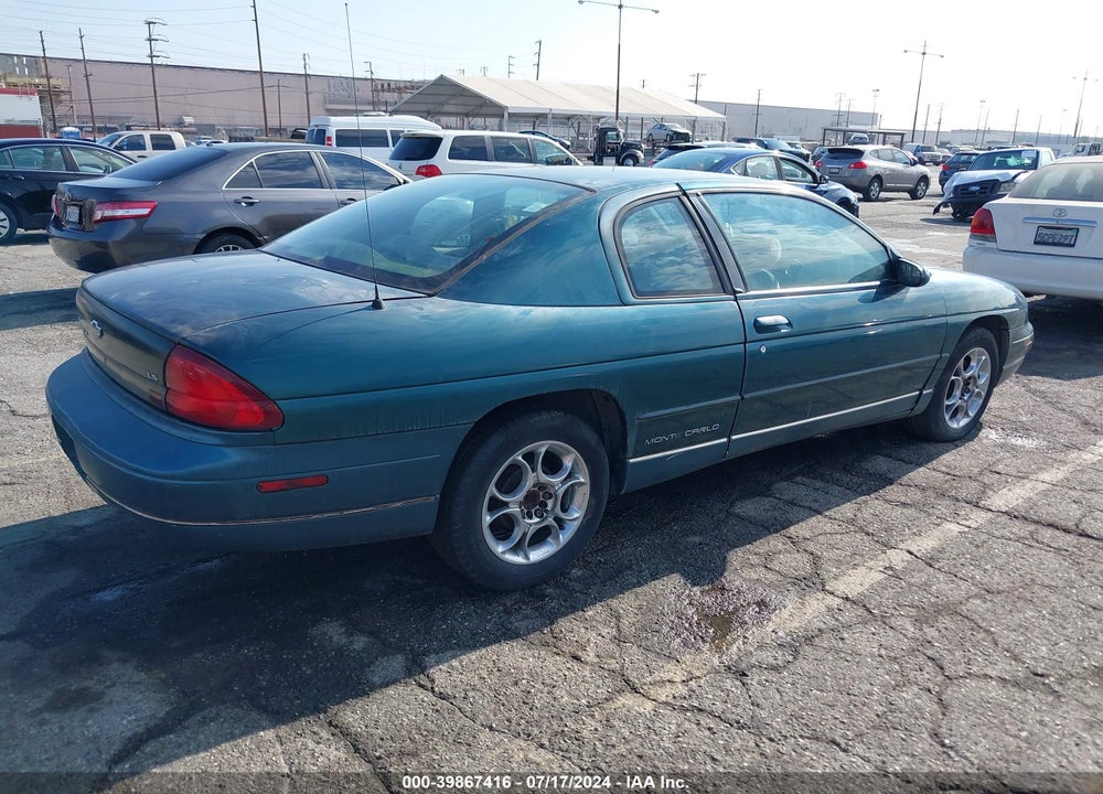 1997 CHEVROLET MONTE CARLO LS VIN: 2G1WW12M9V9168854