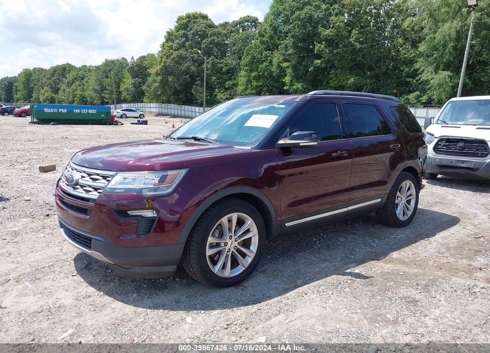 2018 FORD EXPLORER XLT VIN: 1FM5K7D87JGA17858