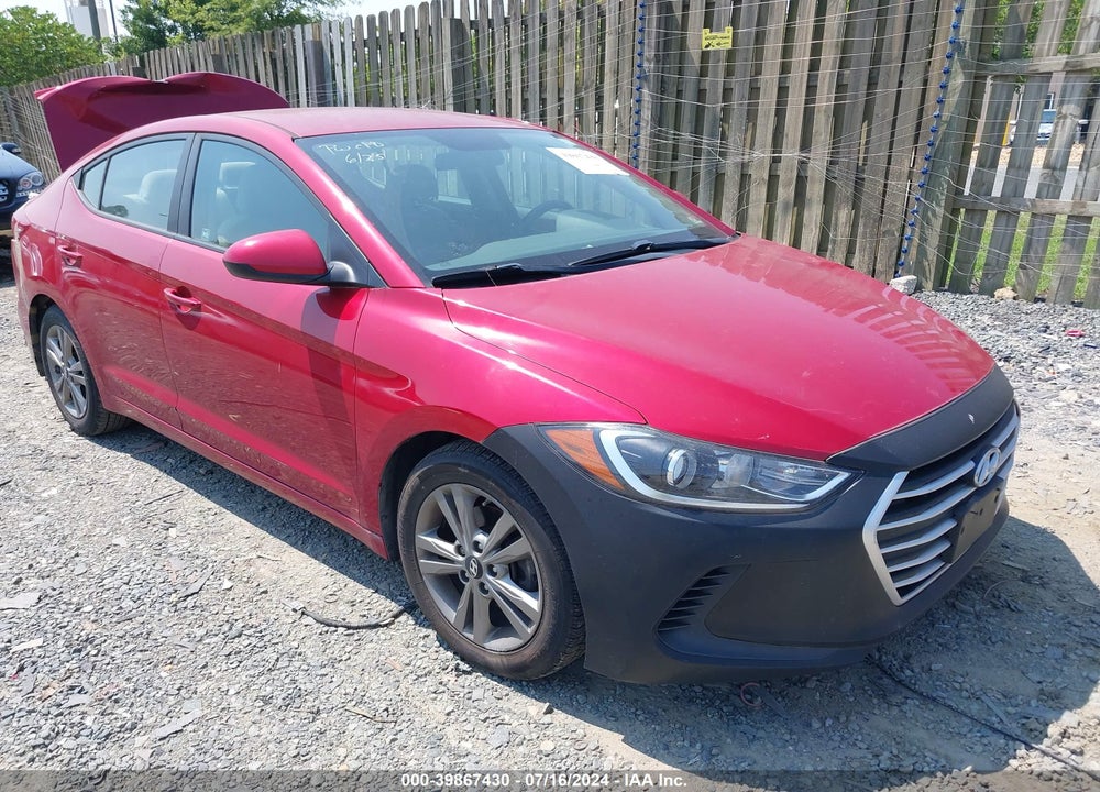 2018 HYUNDAI ELANTRA SEL VIN: 5NPD84LF7JH369671