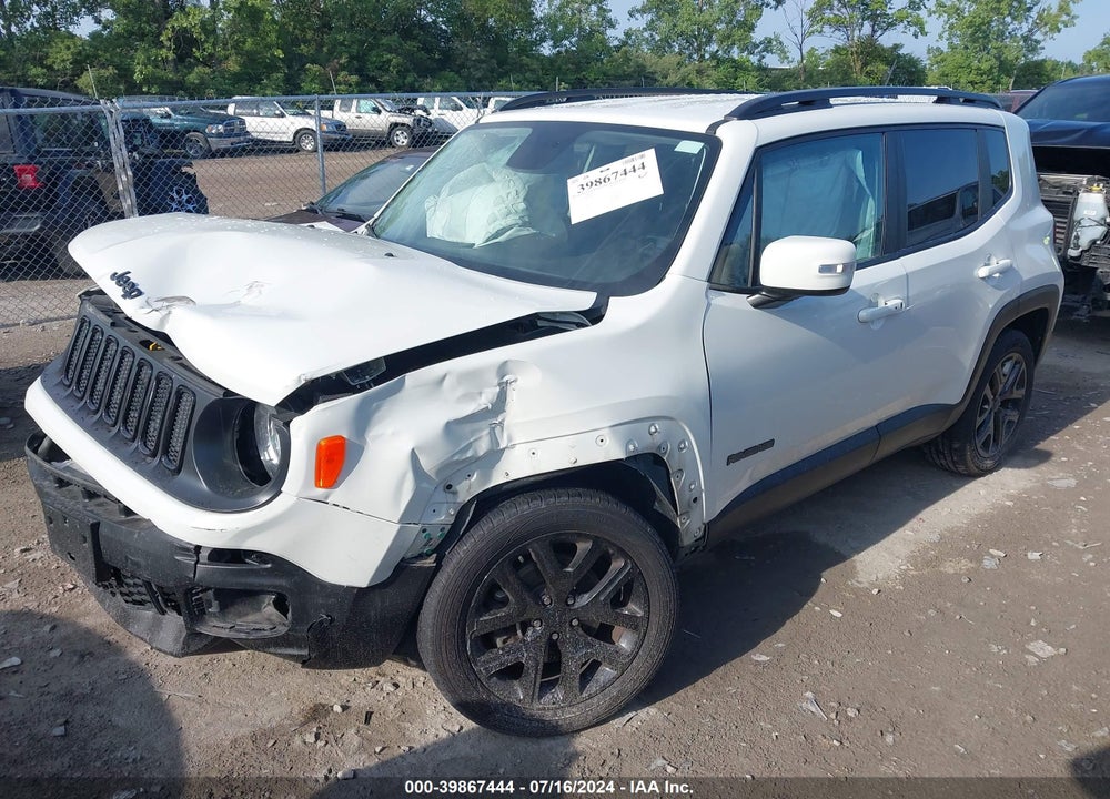 2017 JEEP RENEGADE ALTITUDE 4X4 VIN: ZACCJBBB1HPG55097