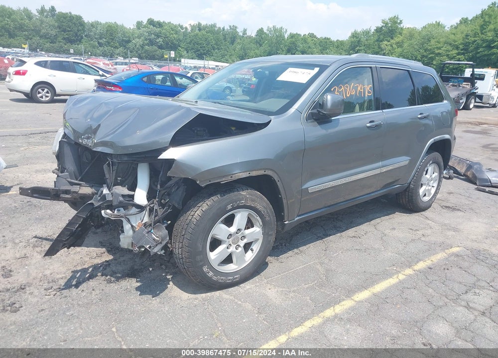 2012 JEEP GRAND CHEROKEE LAREDO VIN: 1C4RJFAG9CC149500