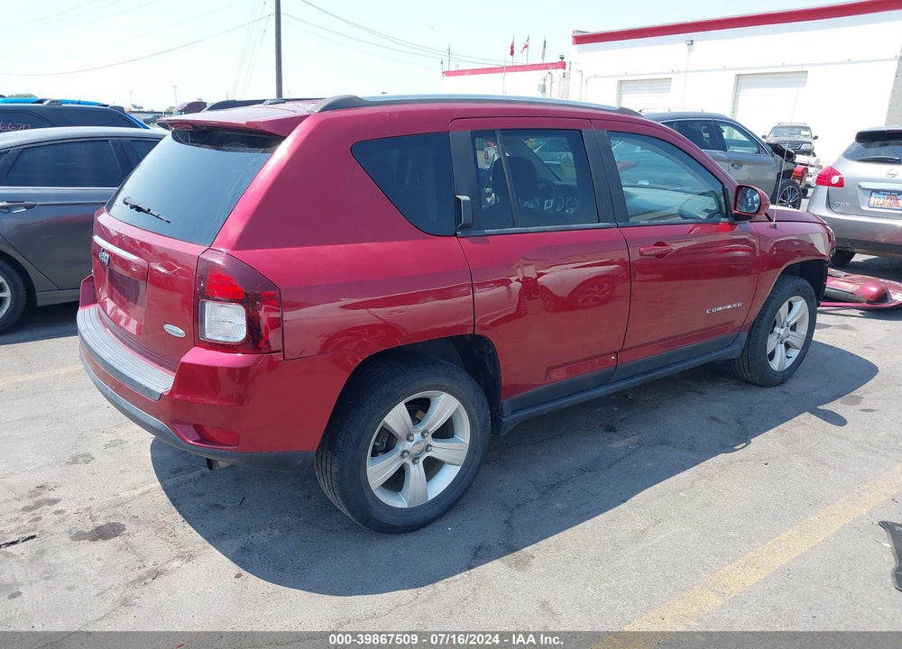 2016 JEEP COMPASS LATITUDE VIN: 1C4NJDEB1GD662385