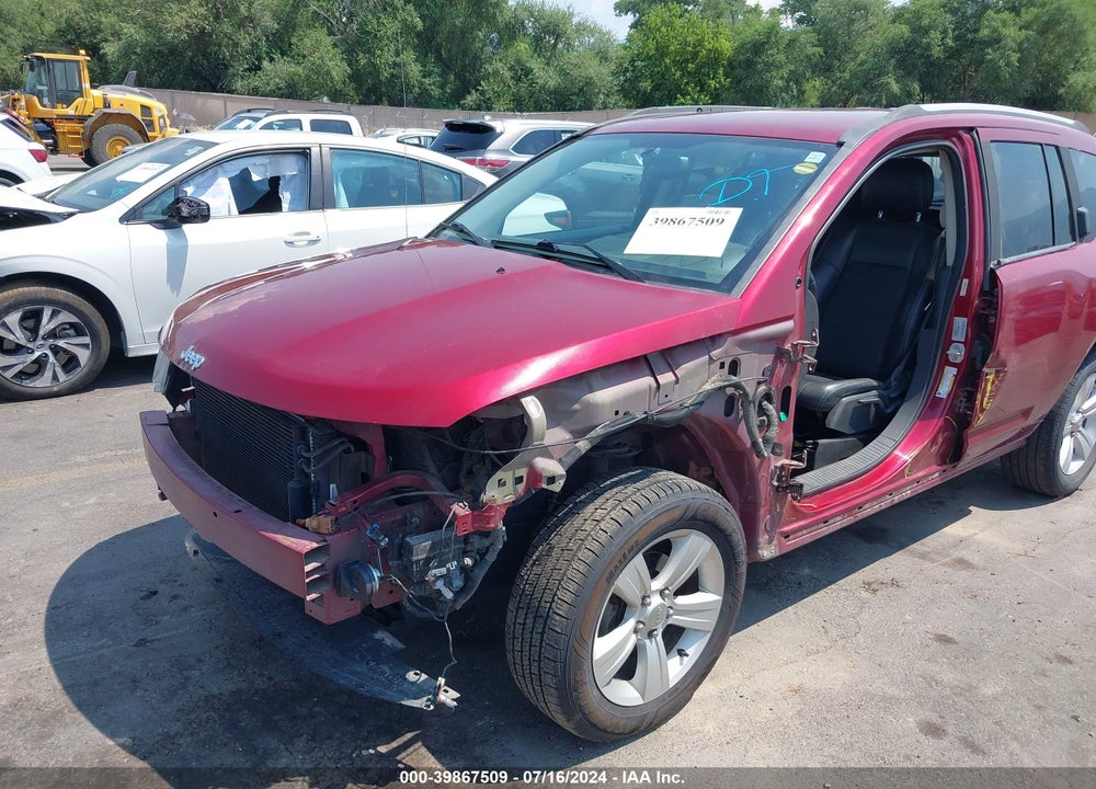 2016 JEEP COMPASS LATITUDE VIN: 1C4NJDEB1GD662385