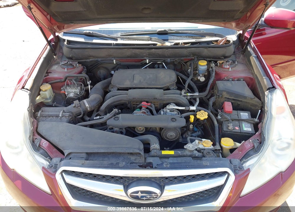 2012 SUBARU LEGACY 2.5I VIN: 4S3BMCA63C3038973