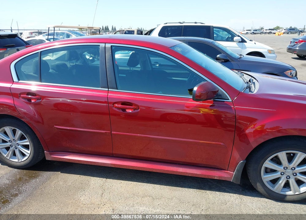2012 SUBARU LEGACY 2.5I VIN: 4S3BMCA63C3038973