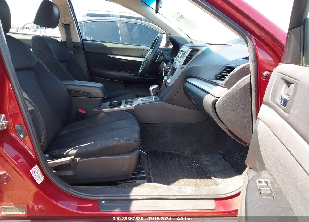 2012 SUBARU LEGACY 2.5I VIN: 4S3BMCA63C3038973