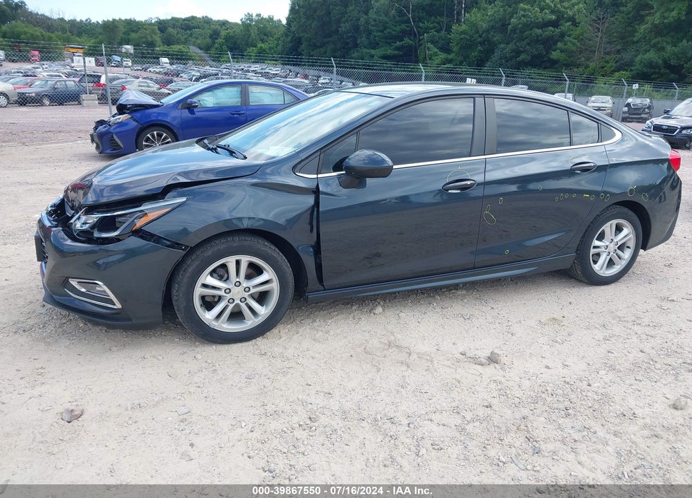 2017 CHEVROLET CRUZE LT AUTO VIN: 1G1BE5SM1H7196579