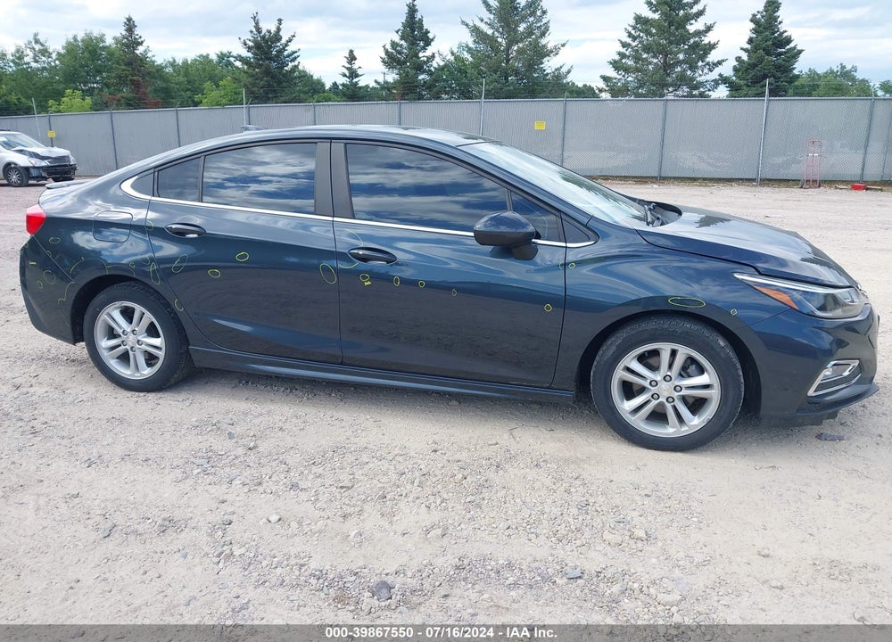 2017 CHEVROLET CRUZE LT AUTO VIN: 1G1BE5SM1H7196579