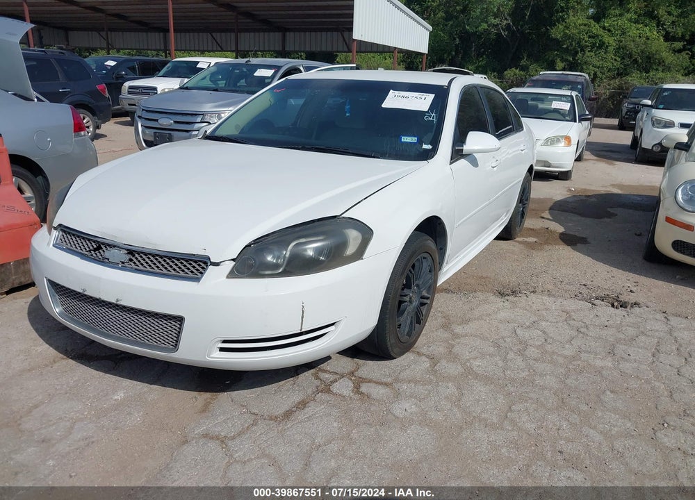 2012 CHEVROLET IMPALA LT VIN: 2G1WG5E38C1245281