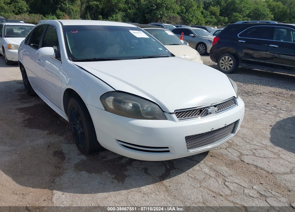 2012 CHEVROLET IMPALA LT VIN: 2G1WG5E38C1245281