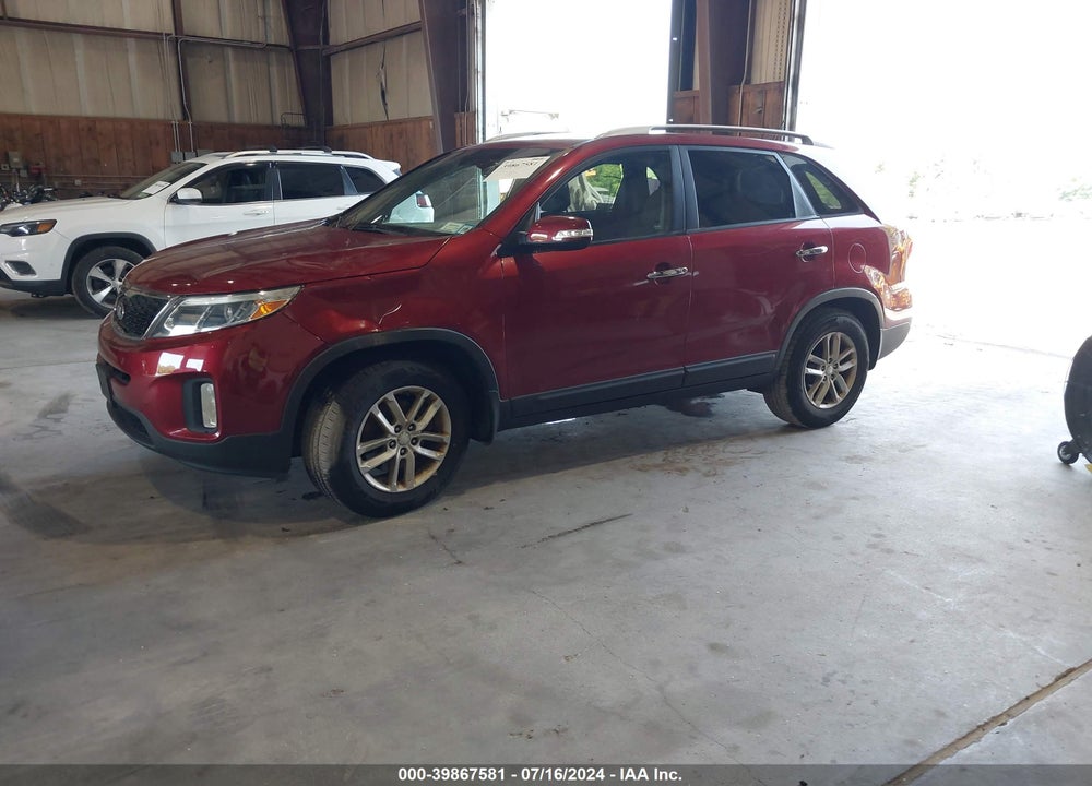 2014 KIA SORENTO LX V6 VIN: 5XYKT4A77EG502542