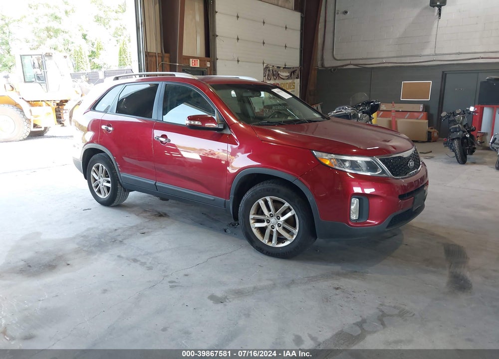 2014 KIA SORENTO LX V6 VIN: 5XYKT4A77EG502542