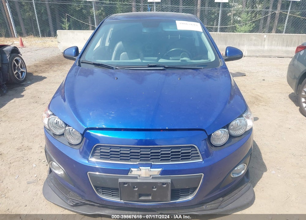 2012 CHEVROLET SONIC 1LZ VIN: 1G1JF6SB1C4225361