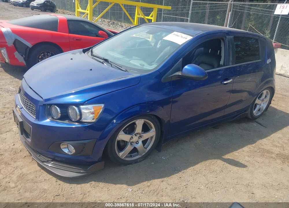 2012 CHEVROLET SONIC 1LZ VIN: 1G1JF6SB1C4225361