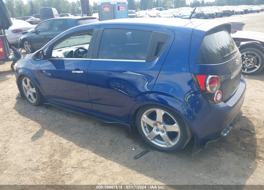 2012 CHEVROLET SONIC 1LZ VIN: 1G1JF6SB1C4225361
