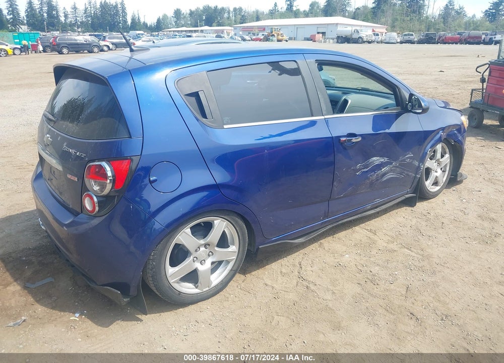 2012 CHEVROLET SONIC 1LZ VIN: 1G1JF6SB1C4225361
