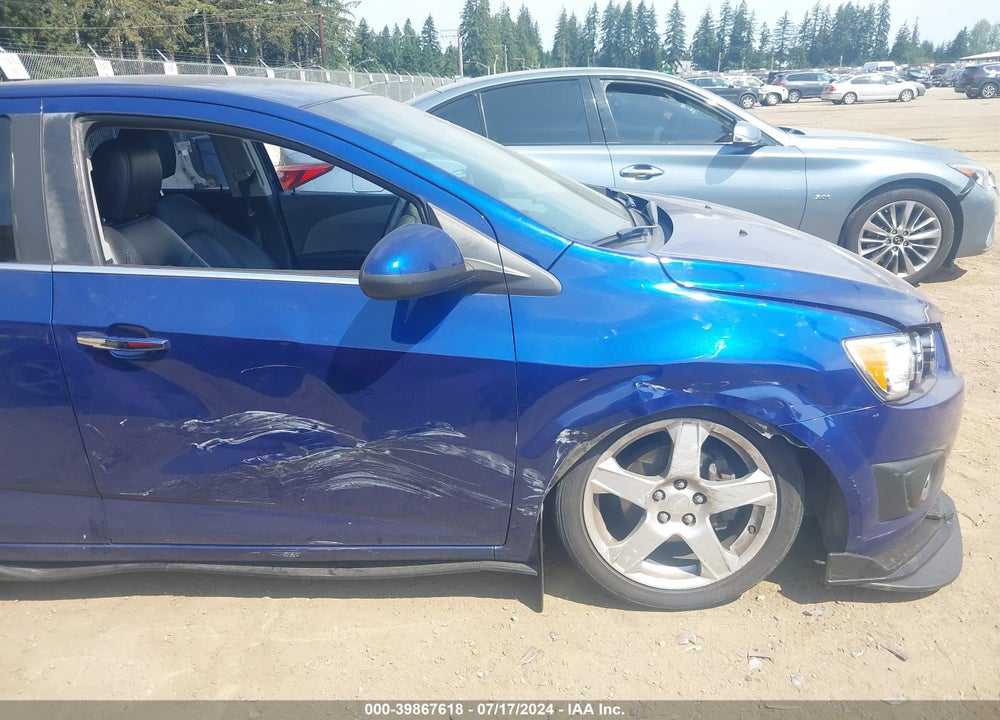 2012 CHEVROLET SONIC 1LZ VIN: 1G1JF6SB1C4225361
