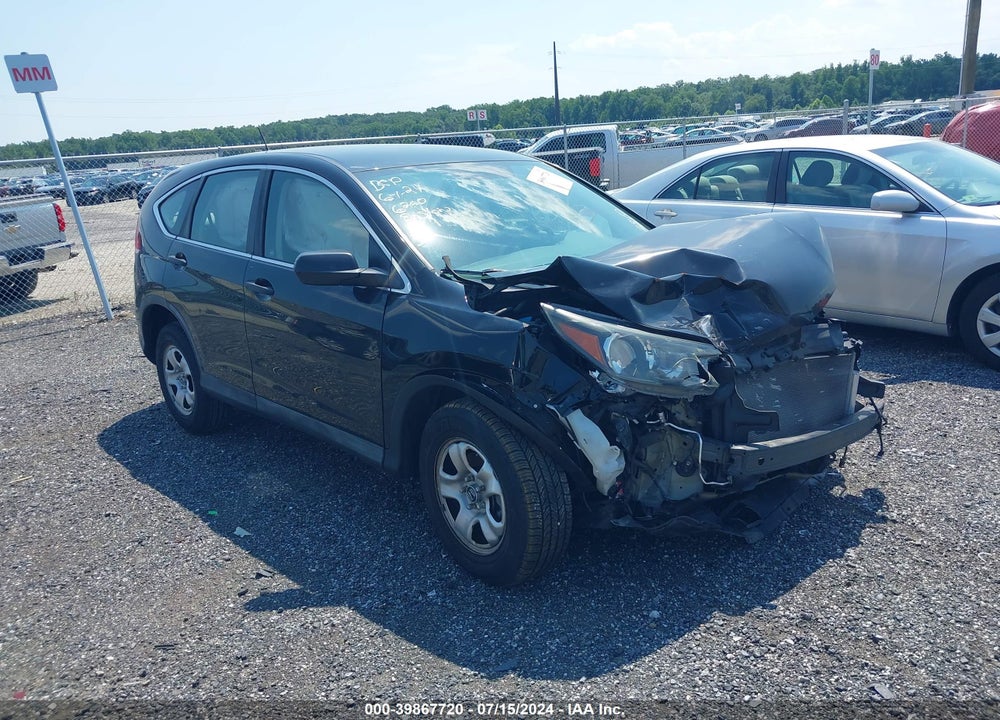 2012 HONDA CR-V LX VIN: 5J6RM4H32CL033810