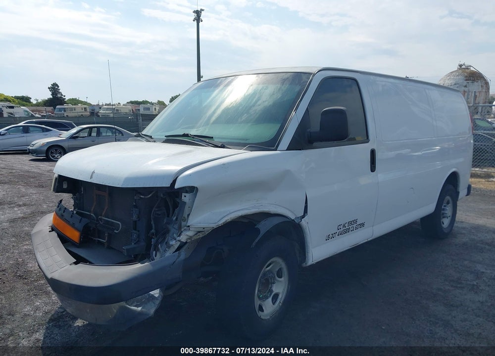 2013 CHEVROLET EXPRESS 2500 WORK VAN VIN: 1GCWGFCA1D1104719
