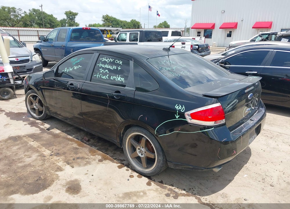 2009 FORD FOCUS SES VIN: 1FAHP36N69W106813
