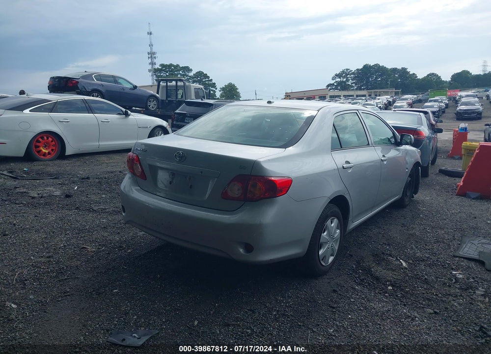 2009 TOYOTA COROLLA LE VIN: 2T1BU40E09C025158