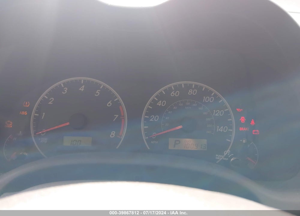 2009 TOYOTA COROLLA LE VIN: 2T1BU40E09C025158