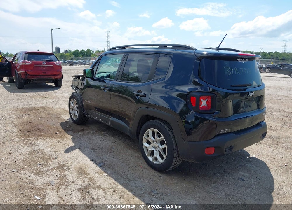 2016 JEEP RENEGADE LATITUDE VIN: ZACCJABT1GPD81109