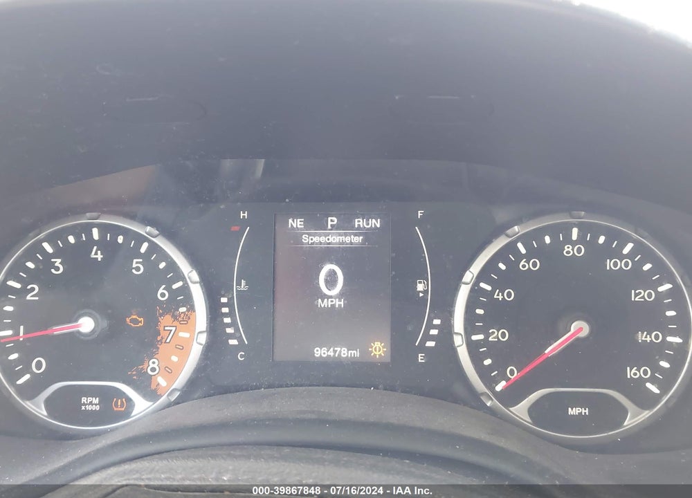 2016 JEEP RENEGADE LATITUDE VIN: ZACCJABT1GPD81109
