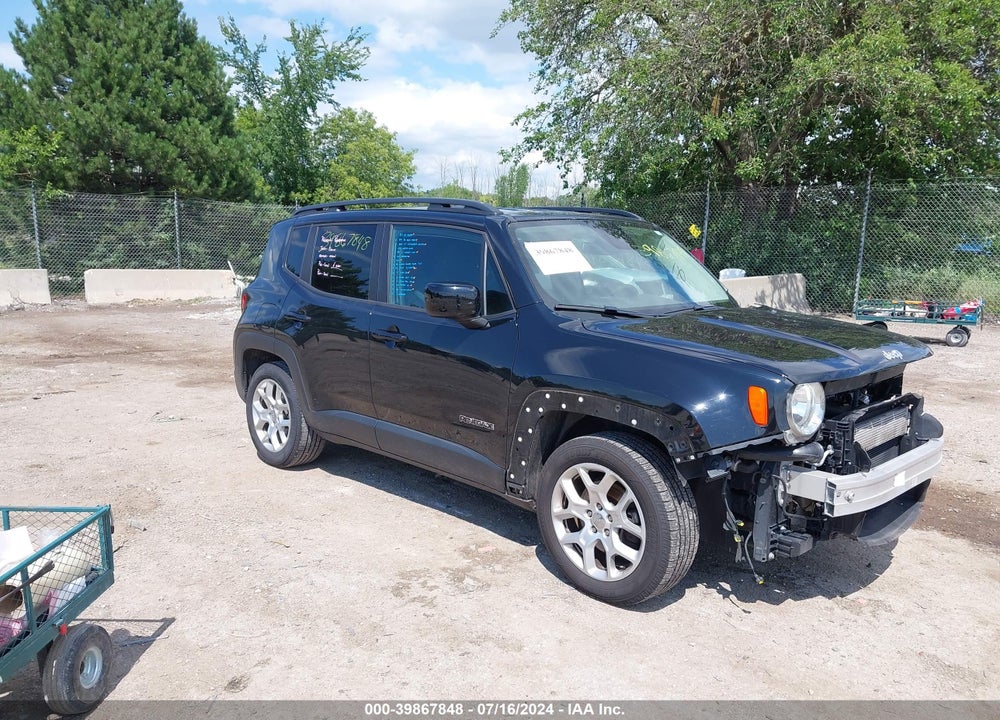 2016 JEEP RENEGADE LATITUDE VIN: ZACCJABT1GPD81109